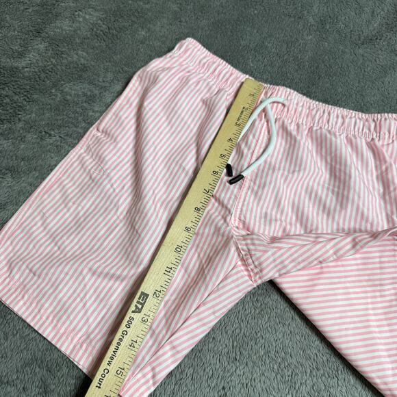 Maamgic Boys Swim Trunks w/ Liner Pink Striped 10-12 NWT Beach Surf Wear - Picture 6 of 8
